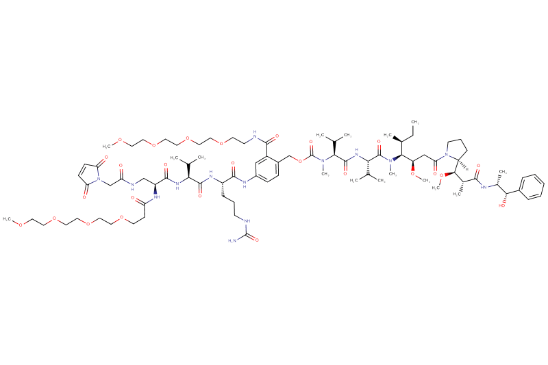 Mal-Acetyl-Dap(m-PEG4)-Val-Cit-PAB(m-PEG4)-MMAE