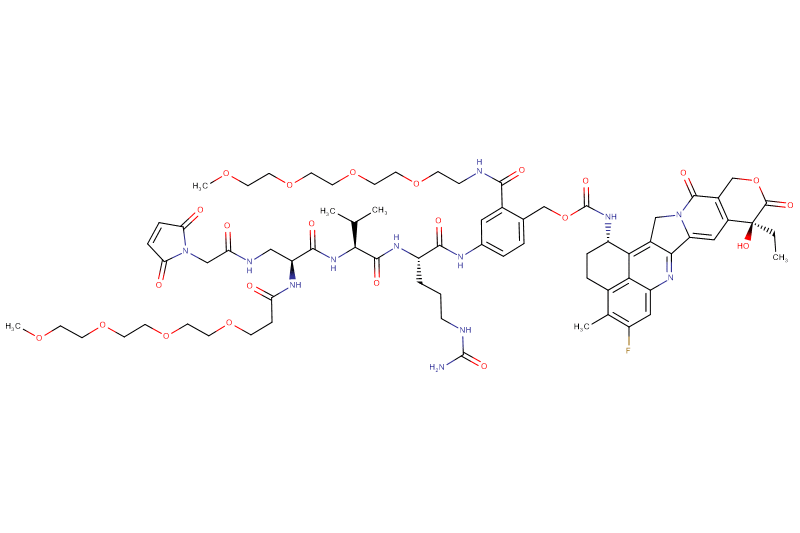 Mal-Acetyl-Dap(m-PEG4)-Val-Cit-PAB(m-PEG4)-Exatecan