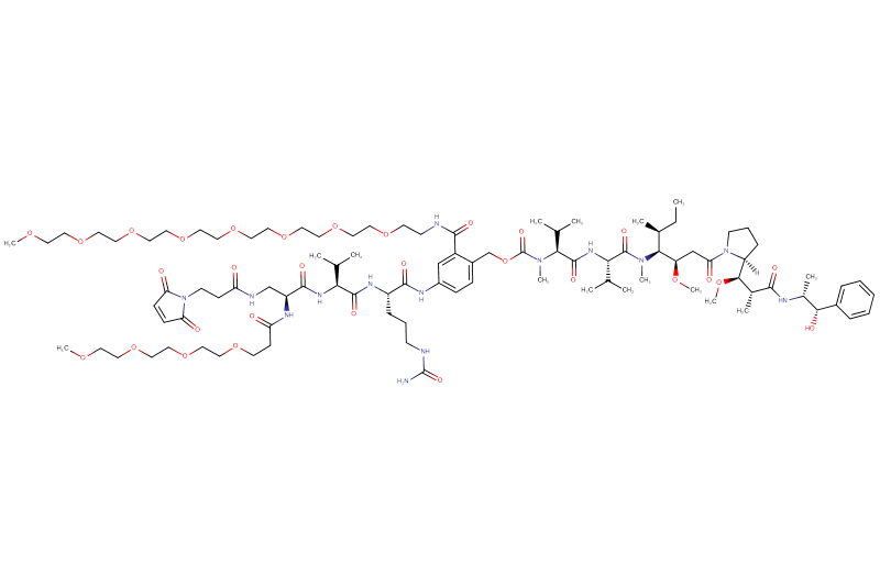 Mal-Propionyl-Dap(m-PEG4)-Val-Cit-PAB(m-PEG8)-MMAE