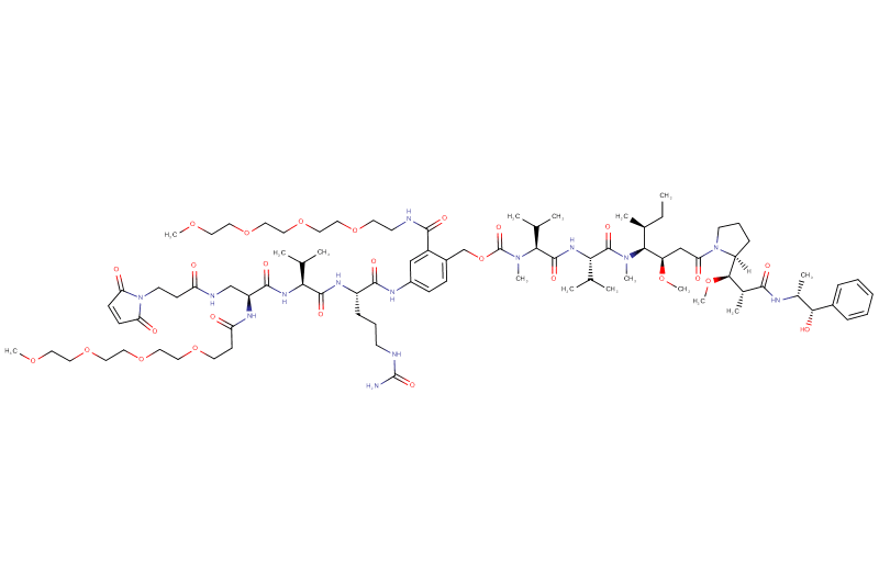 Mal-Propionyl-Dap(m-PEG4)-Val-Cit-PAB(m-PEG4)-MMAE