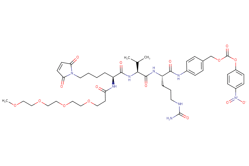 Mal-Lys(m-PEG4)-Val-Cit-PAB-PNP