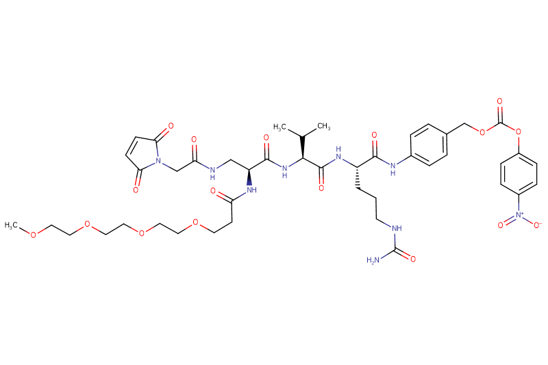 Mal-Acetyl-Dap(m-PEG4)-Val-Cit-PAB-PNP