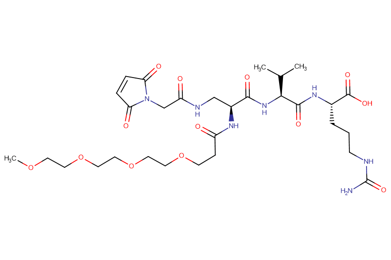 Mal-Acetyl-Dap(m-PEG4)-Val-Cit-OH