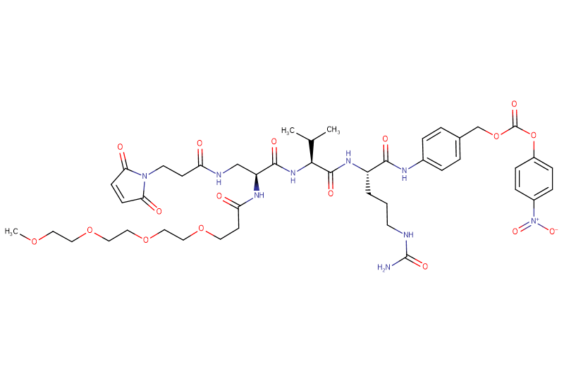Mal-Propionyl-Dap(m-PEG4)-Val-Cit-PAB-PNP