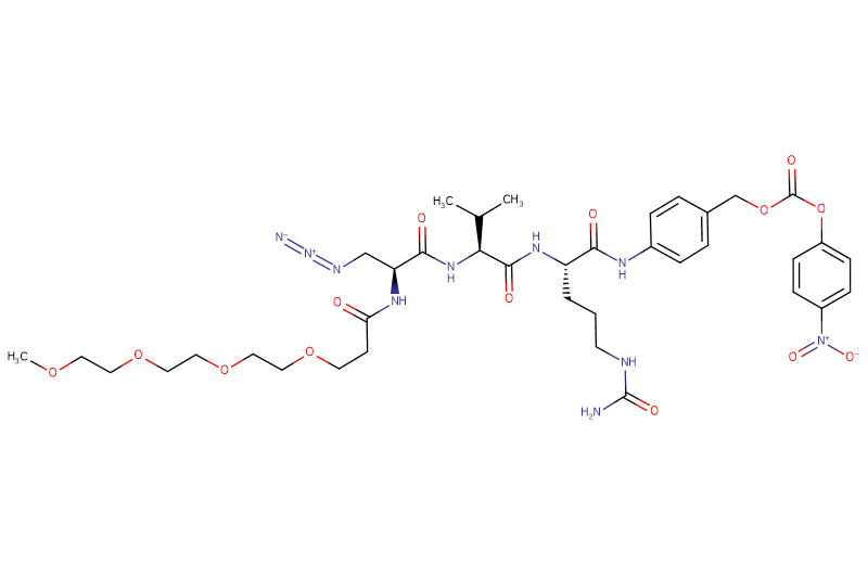 Azide-Dap(m-PEG4)-Val-Cit-PAB-PNP