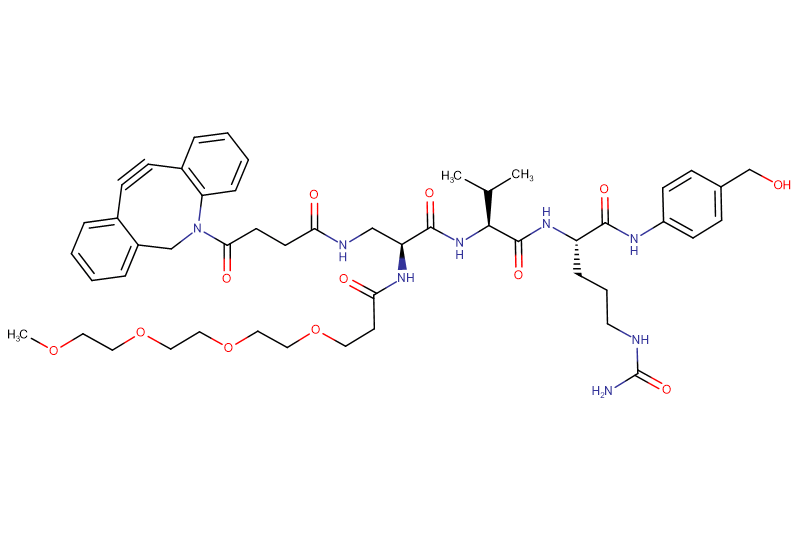 DBCO-Dap(m-PEG4)-Val-Cit-PAB