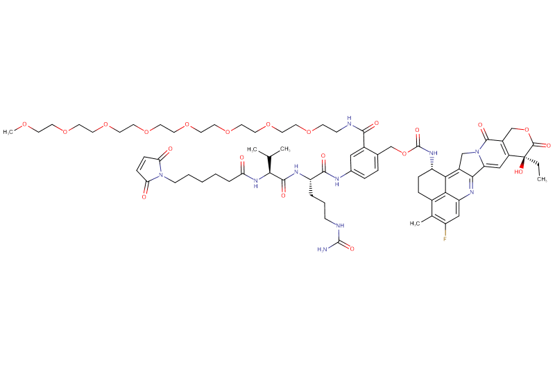 MC-Val-Cit-PAB(m-PEG8)-Exatecan