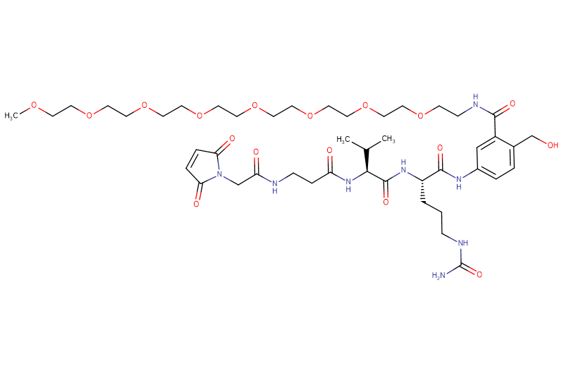 Mal-Acetyl-Beta-Ala-Val-Cit-PAB(m-PEG8)
