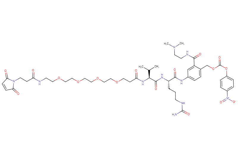 Mal-Propionyl-PEG4-Val-Cit-PAB(Amido-C2-Dimethylamine)-PNP