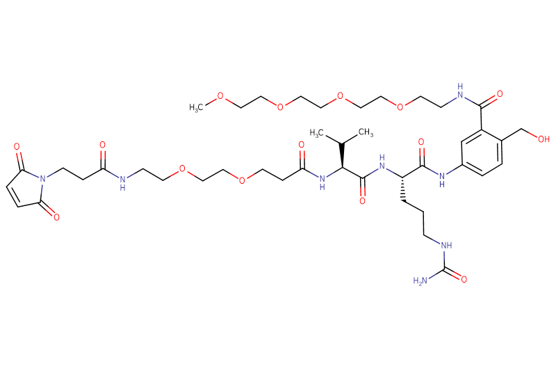 Mal-Propionyl-PEG2-Val-Cit-PAB(m-PEG4)