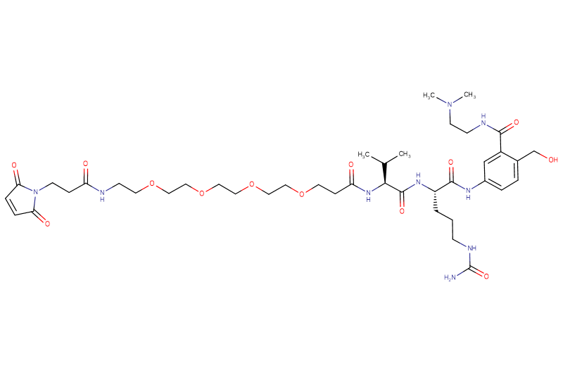 Mal-Propionyl-PEG4-Val-Cit-PAB(Amido-C2-Dimethylamine)