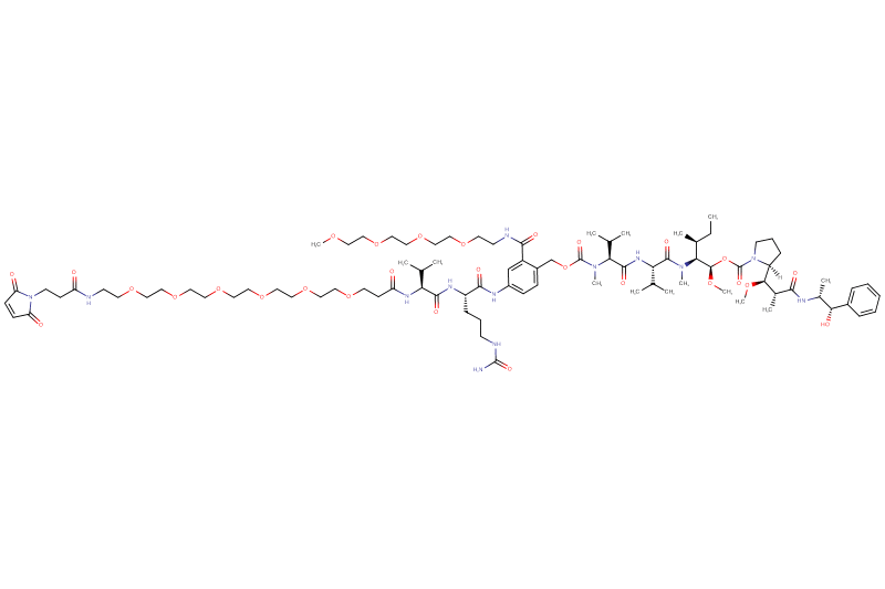 Mal-Propionyl-PEG6-Val-Cit-PAB(m-PEG4)-MMAE