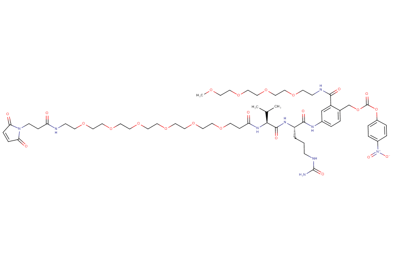 Mal-Propionyl-PEG6-Val-Cit-PAB(m-PEG4)-PNP