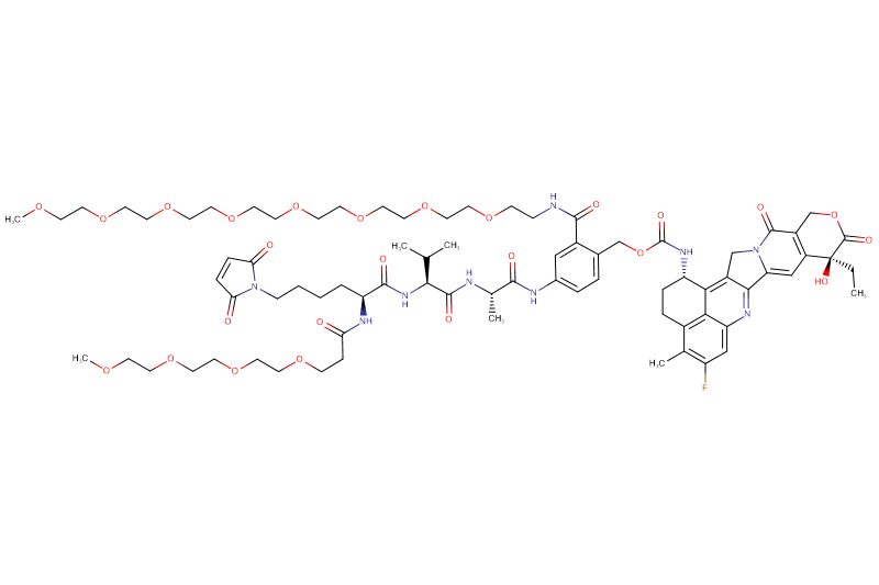 Mal-Lys(m-PEG4)-Val-Ala-PAB(m-PEG8)-Exatecan