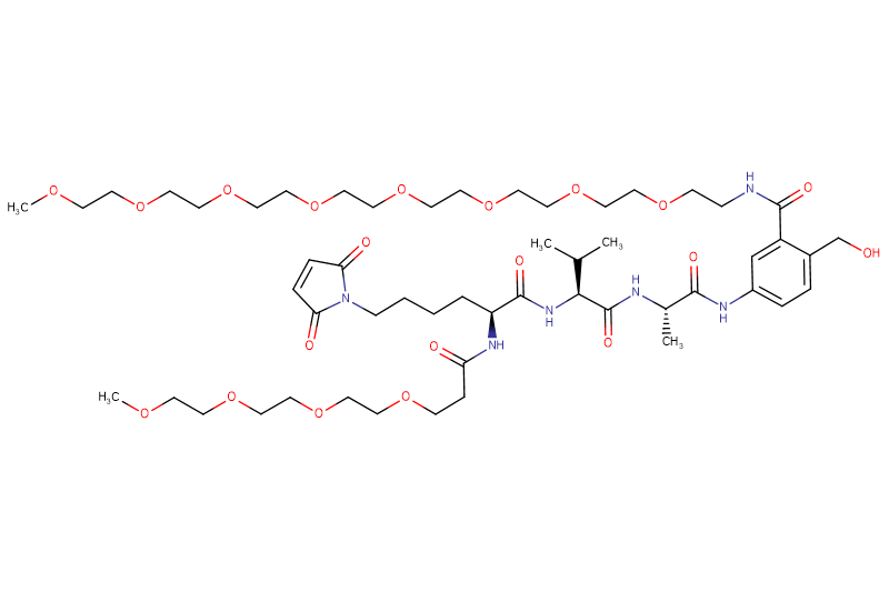 Mal-Lys(m-PEG4)-Val-Ala-PAB(m-PEG8)
