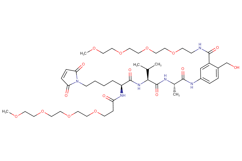 Mal-Lys(m-PEG4)-Val-Ala-PAB(m-PEG4)