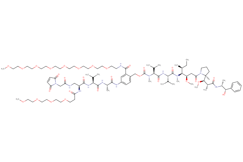 Mal-Acetyl-Dap(m-PEG4)-Val-Ala-PAB(m-PEG8)-MMAE