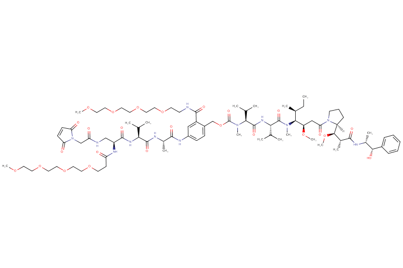 Mal-Acetyl-Dap(m-PEG4)-Val-Ala-PAB(m-PEG4)-MMAE