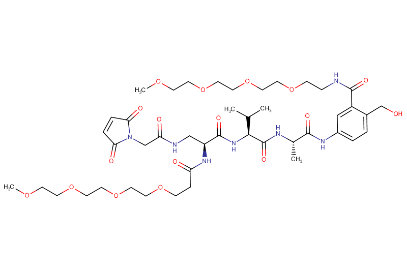 Mal-Acetyl-Dap(m-PEG4)-Val-Ala-PAB(m-PEG4)