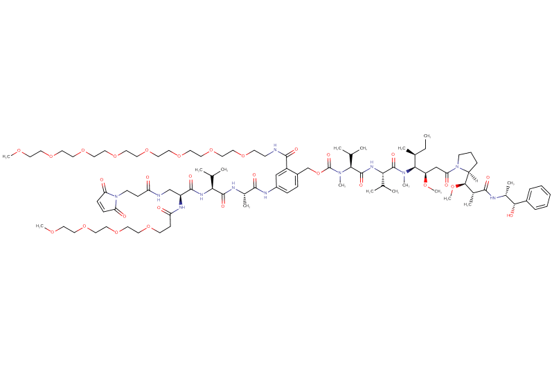 Mal-Propionyl-Dap(m-PEG4)-Val-Ala-PAB(m-PEG8)-MMAE