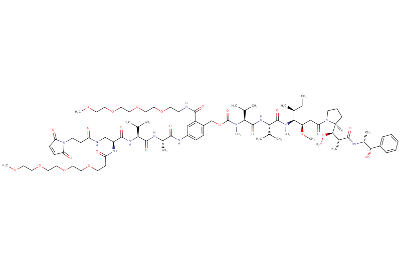 Mal-Propionyl-Dap(m-PEG4)-Val-Ala-PAB(m-PEG4)-MMAE