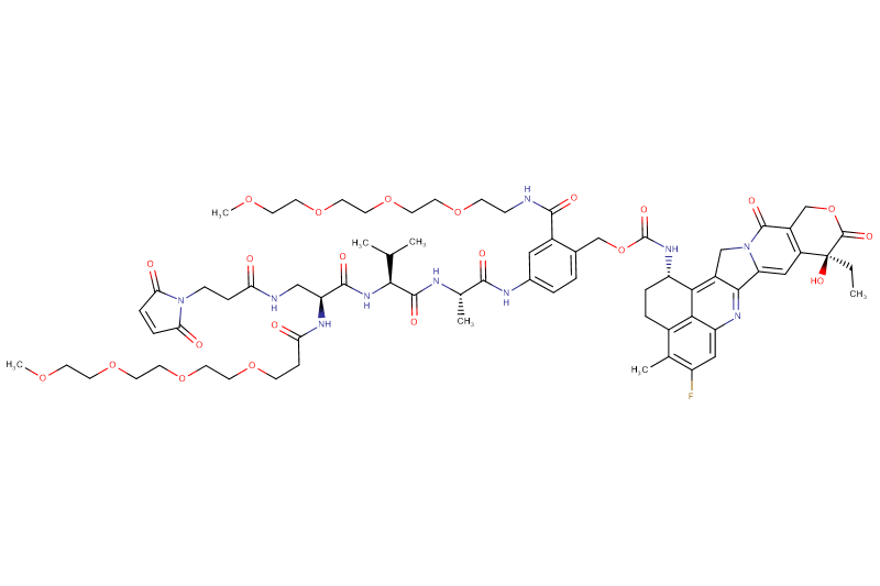 Mal-Propionyl-Dap(m-PEG4)-Val-Ala-PAB(m-PEG4)-Exatecan