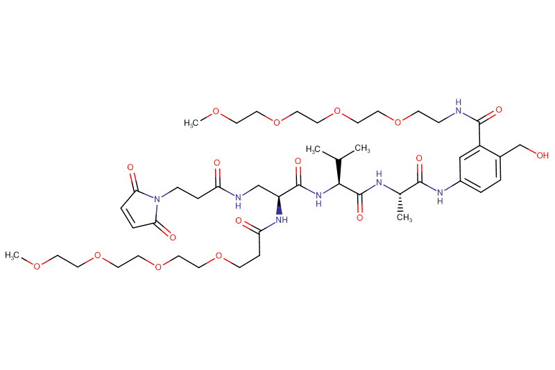 Mal-Propionyl-Dap(m-PEG4)-Val-Ala-PAB(m-PEG4)