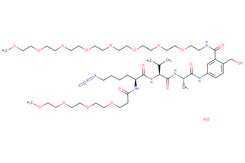 Azide-Lys(m-PEG4)-Val-Ala-PAB(m-PEG8)