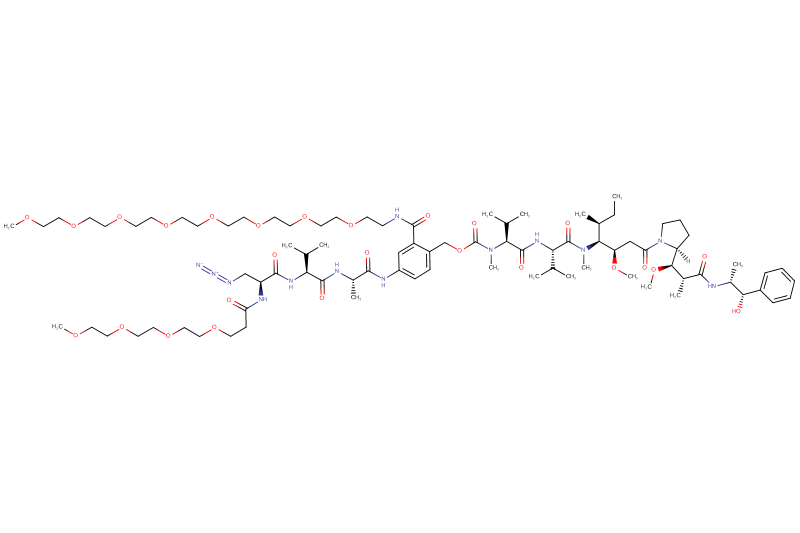Azide-Dap(m-PEG4)-Val-Ala-PAB(m-PEG8)-MMAE