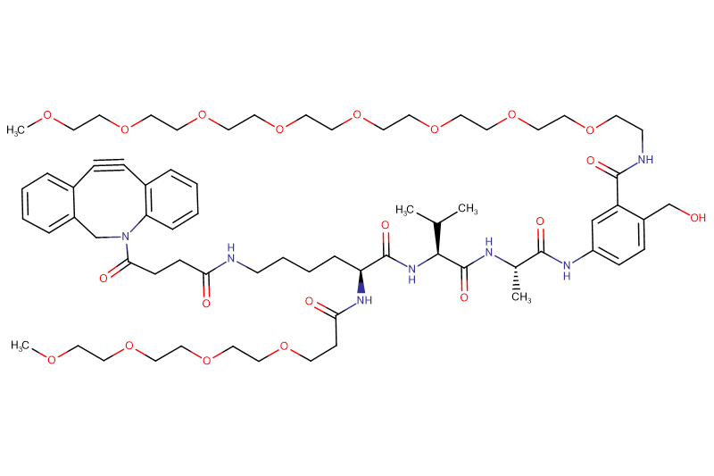 DBCO-Lys(m-PEG4)-Val-Ala-PAB(m-PEG8)