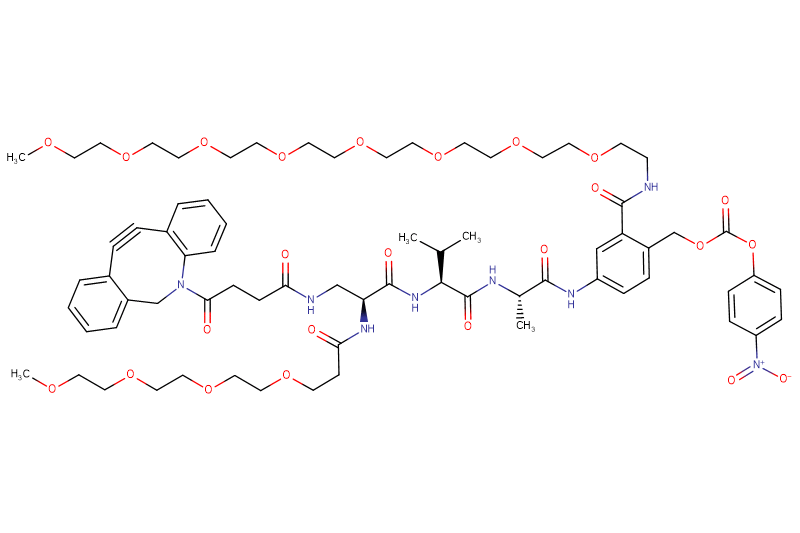 DBCO-Dap(m-PEG4)-Val-Ala-PAB(m-PEG8)-PNP