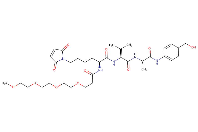 Mal-Lys(m-PEG4)-Val-Ala-PAB