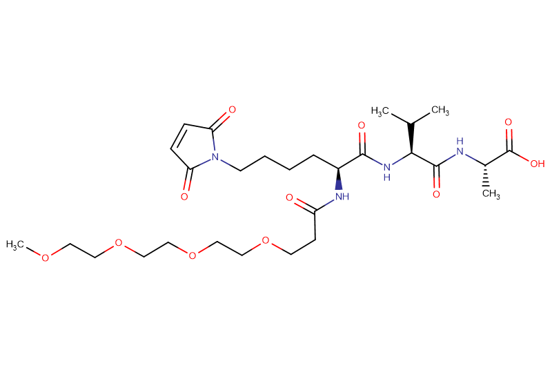 Mal-Lys(m-PEG4)-Val-Ala-OH