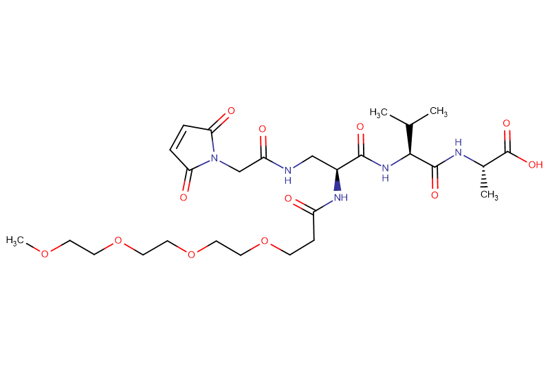 Mal-Acetyl-Dap(m-PEG4)-Val-Ala-OH