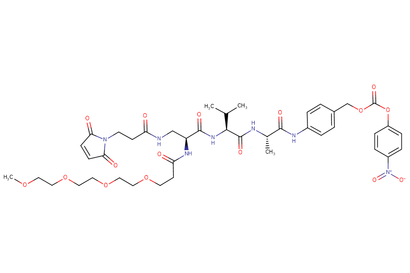 Mal-Propionyl-Dap(m-PEG4)-Val-Ala-PAB-PNP