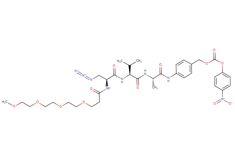 Azide-Dap(m-PEG4)-Val-Ala-PAB-PNP
