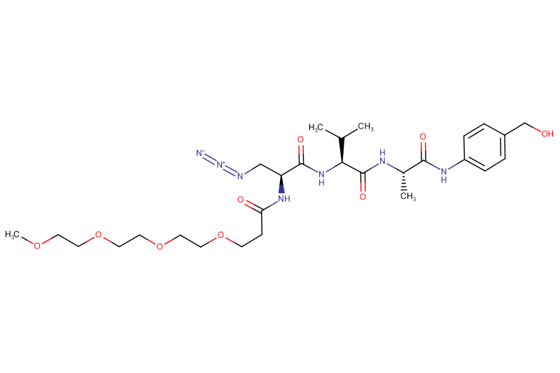 Azide-Dap(m-PEG4)-Val-Ala-PAB