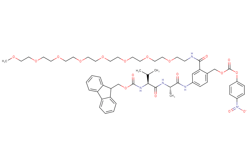 Fmoc-Val-Ala-PAB(m-PEG8)-PNP