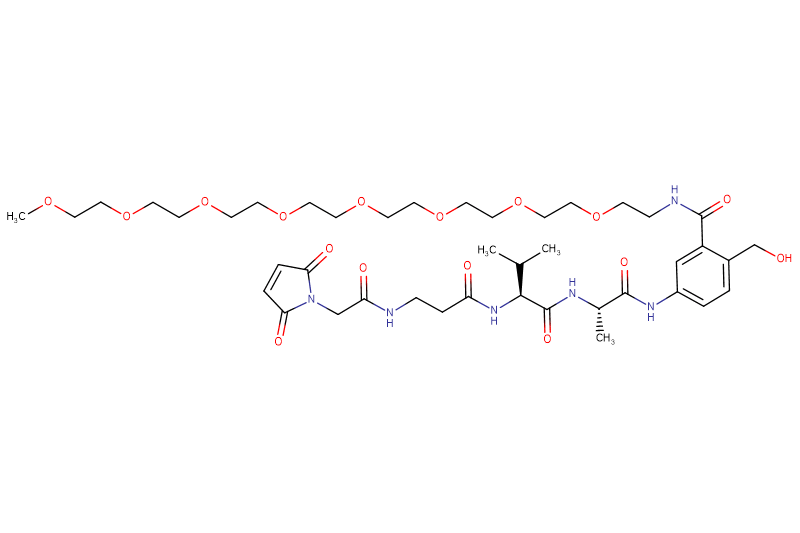 Mal-Acetyl-Beta-Ala-Val-Ala-PAB(m-PEG8)