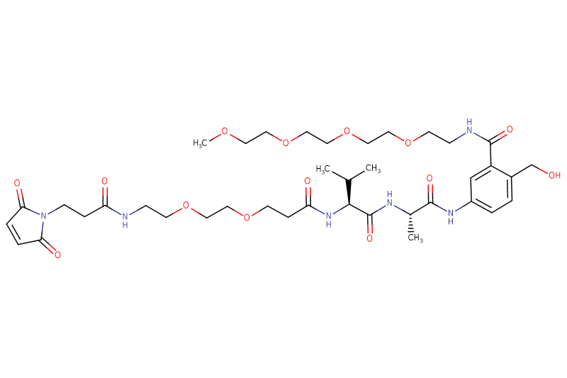 Mal-Propionyl-PEG2-Val-Ala-PAB(m-PEG4)