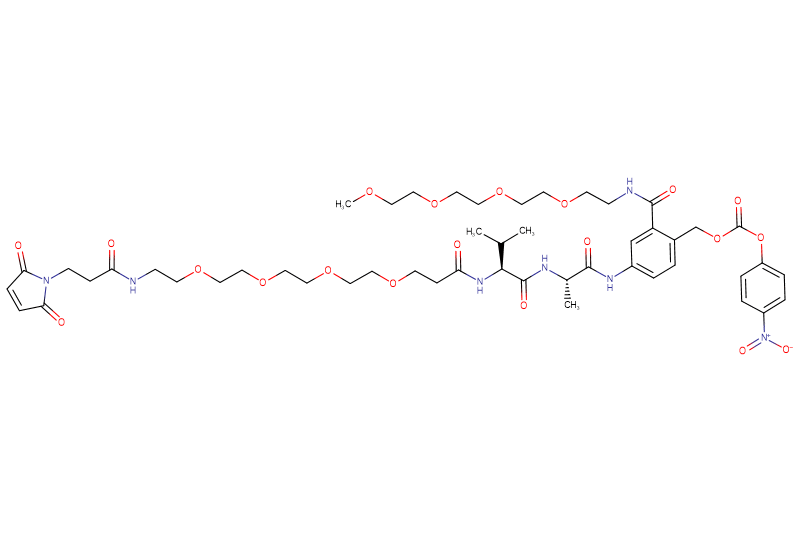 Mal-Propionyl-PEG4-Val-Ala-PAB(m-PEG4)-PNP