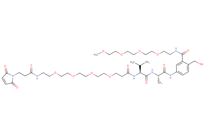 Mal-Propionyl-PEG4-Val-Ala-PAB(m-PEG4)