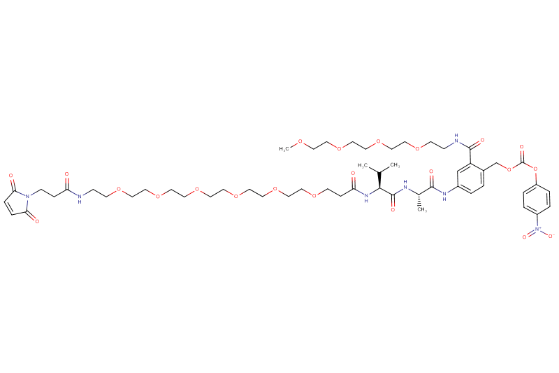 Mal-Propionyl-PEG6-Val-Ala-PAB(m-PEG4)-PNP