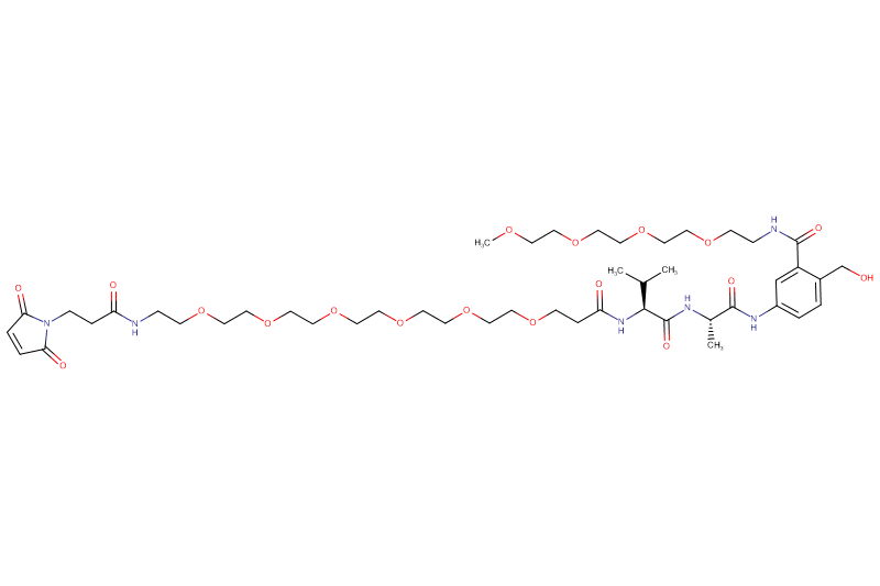 Mal-Propionyl-PEG6-Val-Ala-PAB(m-PEG4)
