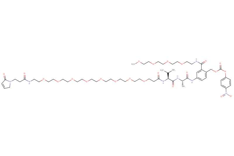 Mal-Propionyl-PEG8-Val-Ala-PAB(m-PEG4)-PNP