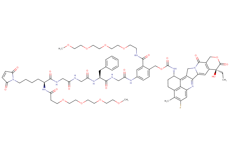 Mal-Lys(m-PEG4)-Gly-Gly-Phe-Gly-PAB(m-PEG4)-Exatecan