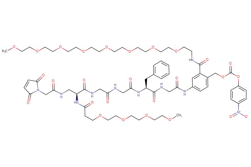 Mal-Acetyl-Dap(m-PEG4)-Gly-Gly-Phe-Gly-PAB(m-PEG8)-PNP