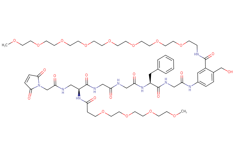 Mal-Acetyl-Dap(m-PEG4)-Gly-Gly-Phe-Gly-PAB(m-PEG8)