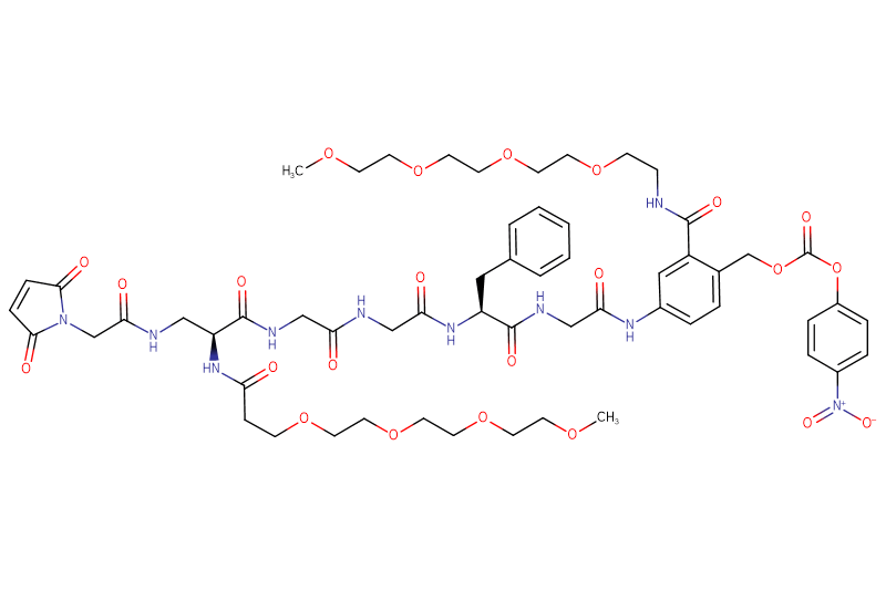 Mal-Acetyl-Dap(m-PEG4)-Gly-Gly-Phe-Gly-PAB(m-PEG4)-PNP
