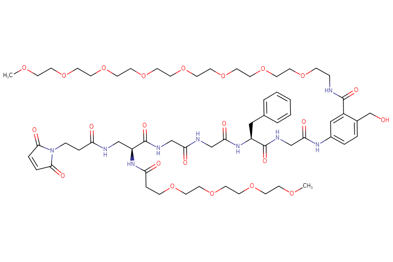 Mal-Propionyl-Dap(m-PEG4)-Gly-Gly-Phe-Gly-PAB(m-PEG8)